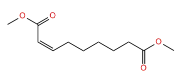 (Z)-Dimethyl 3-methyl-2-nonenedioate